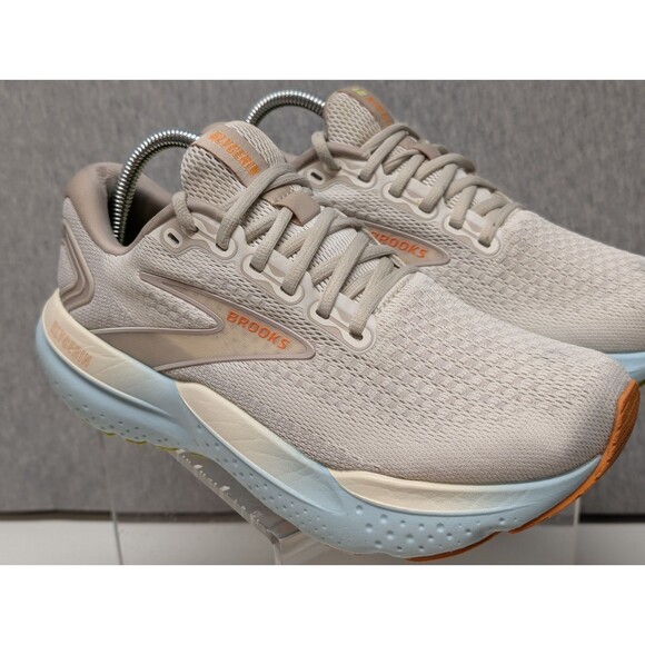 Brooks Women Glycerin GTS 21 White Running Shoes Sneakers Size 10 M - Picture 4 of 13